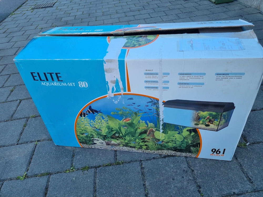 Aquarium 96l zu verschenken 