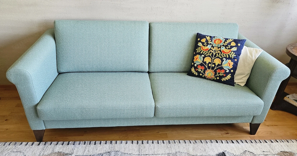 Design-Couch erpo   hochwertig, kaum genutzt, mintgrün türkis