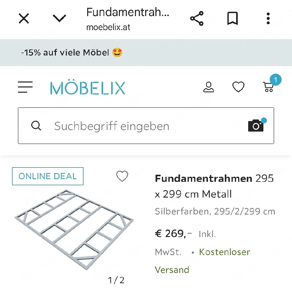 Fundamentrahmen Gartenhaus 