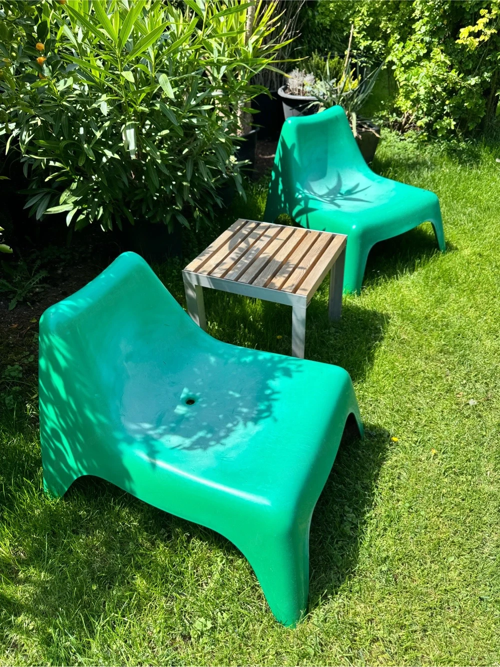 Gartenstühle 2 Stk ohne Tisch