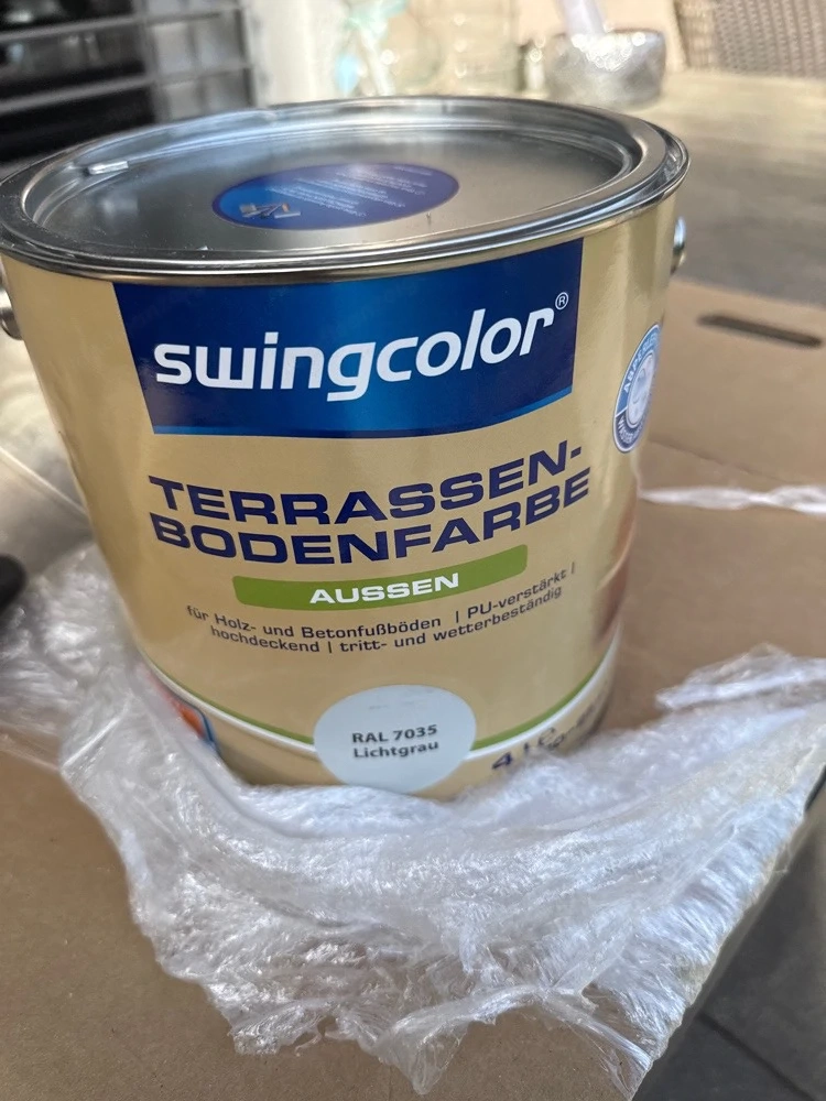 Terrassen Boden Farbe