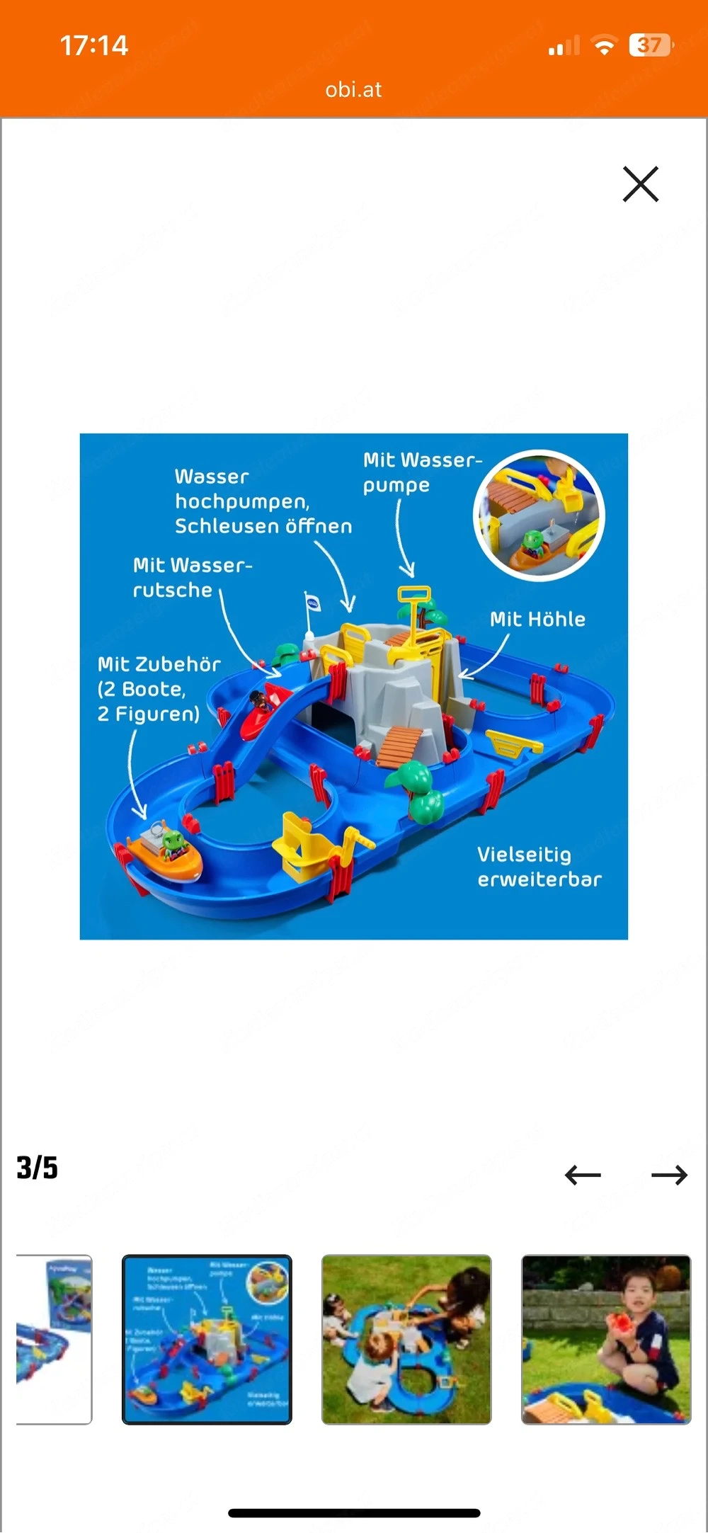 Aquaplay Mountain Lake Wasserspielzeug