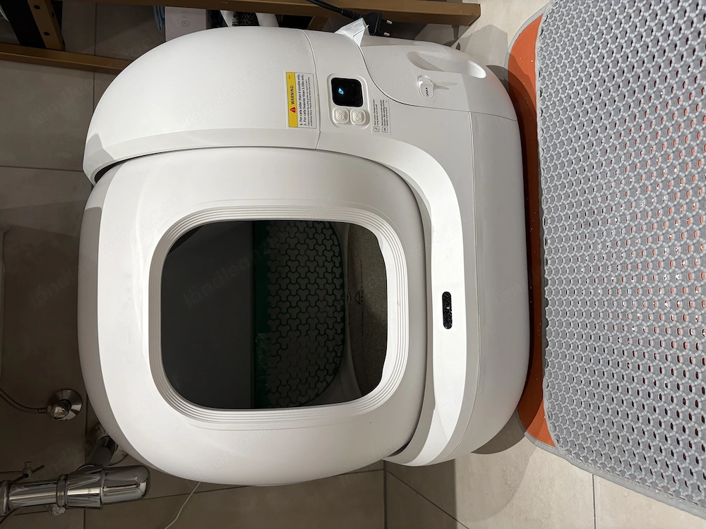 Komplettes Katzen-Set: Voll Automatische Katzenklo, Futterautomat + Wasserspender