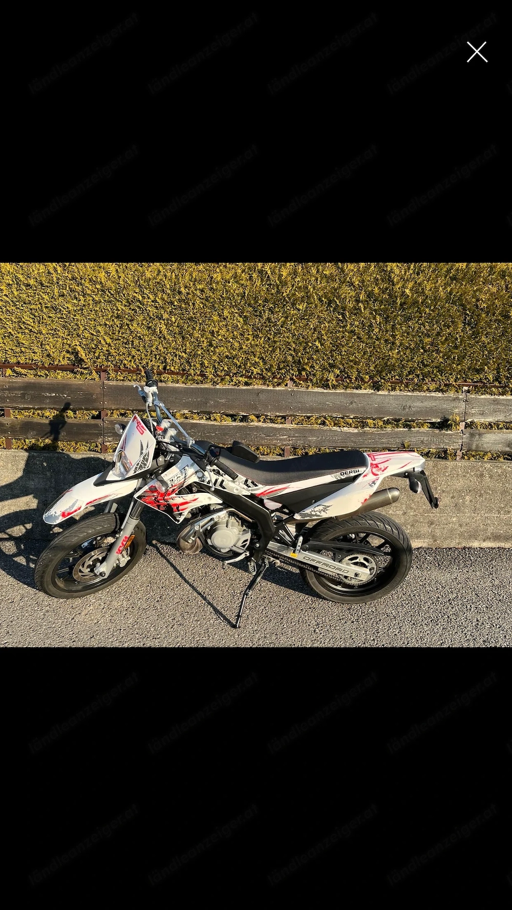 Derbi Moped Weiß, Rot 