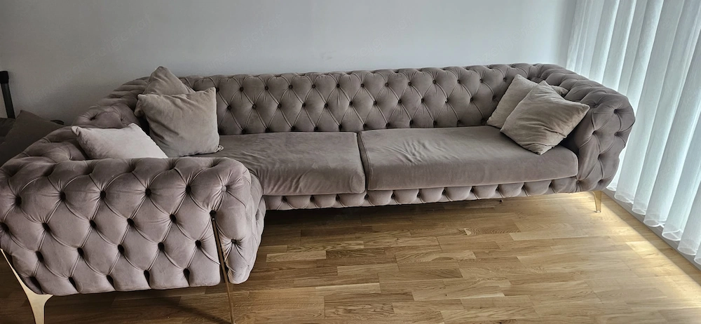 Wohnzimmer L-Couch zu verschenken