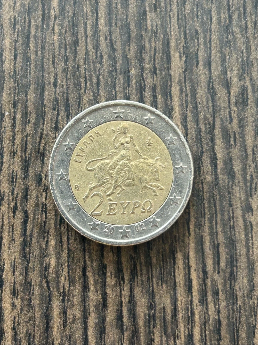 2 Euro Umlaufmünze Griechenland 2002
