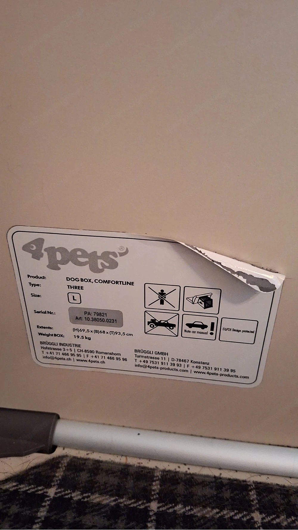 4 pets Hundebox