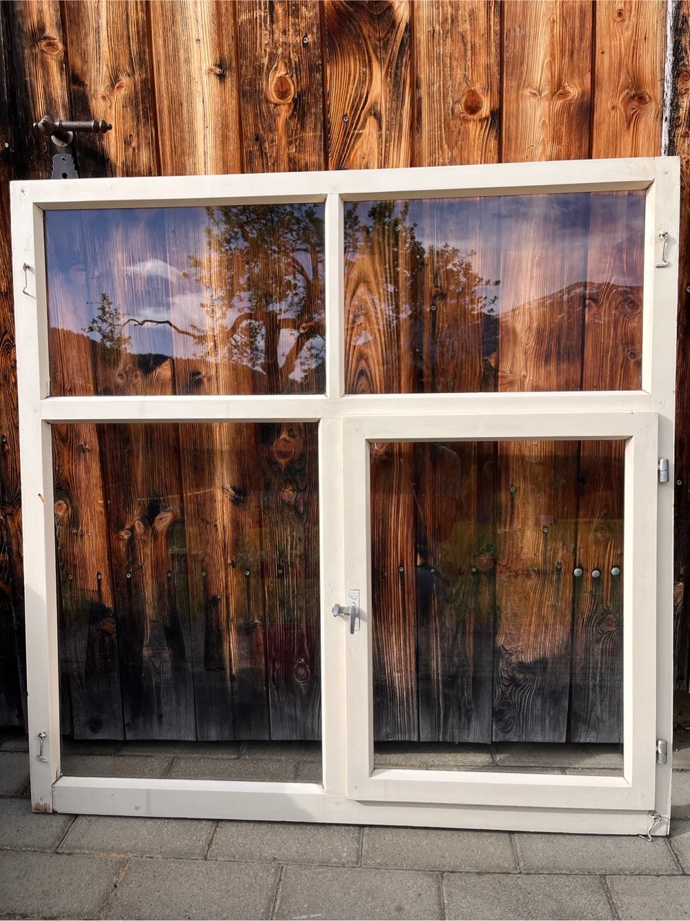 alte Fenster für Deko