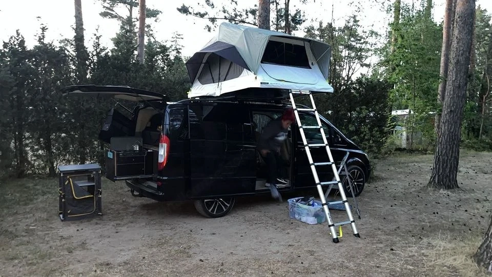 Dachzelt Decathlon MH 500 mit Vorzelt