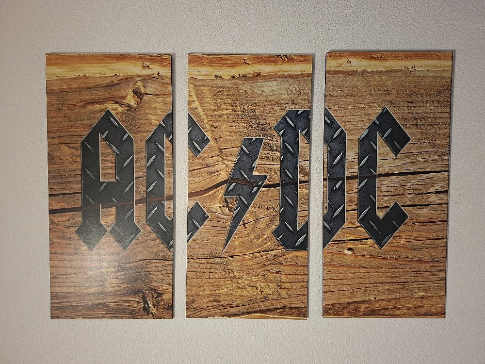 AC DC - Wandbild