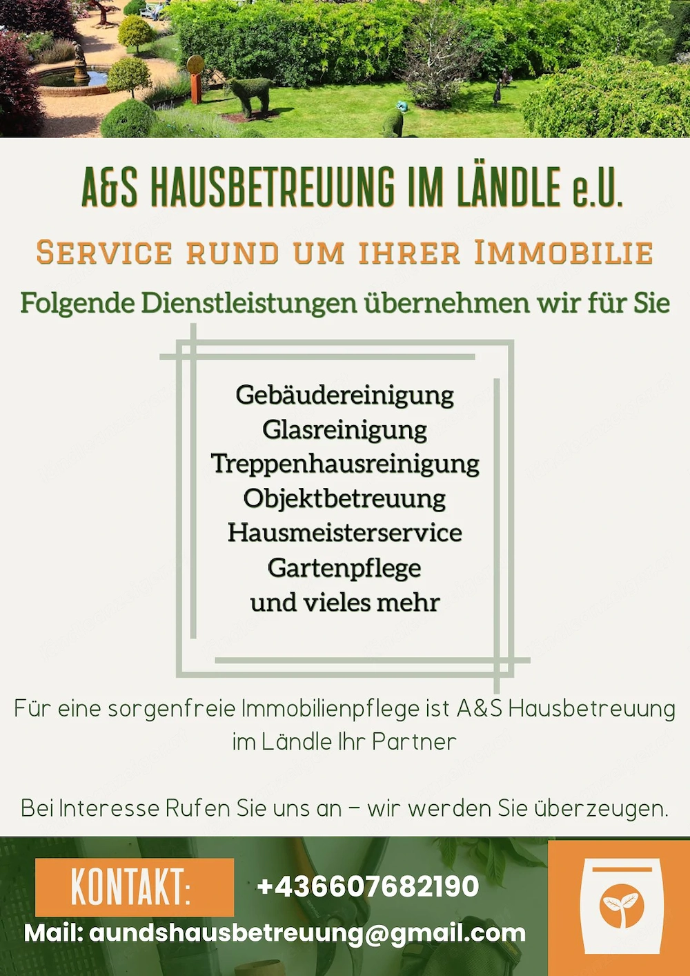 A&S Hausbetreuung im Ländle Hausmeister