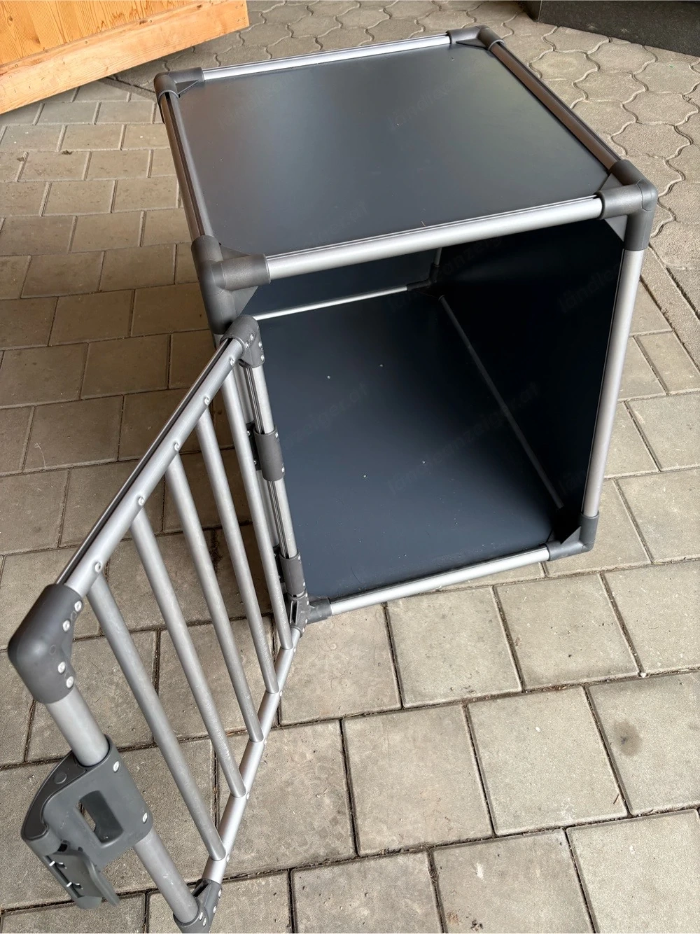 Trixie Transportbox Aluminium graphit M-L