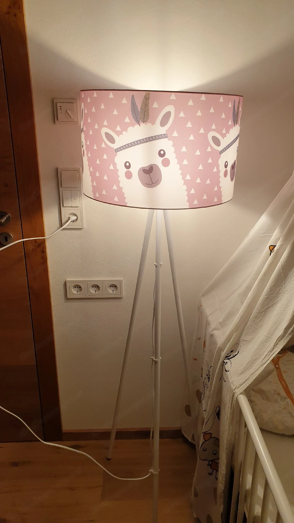 Kinderlampe Lama