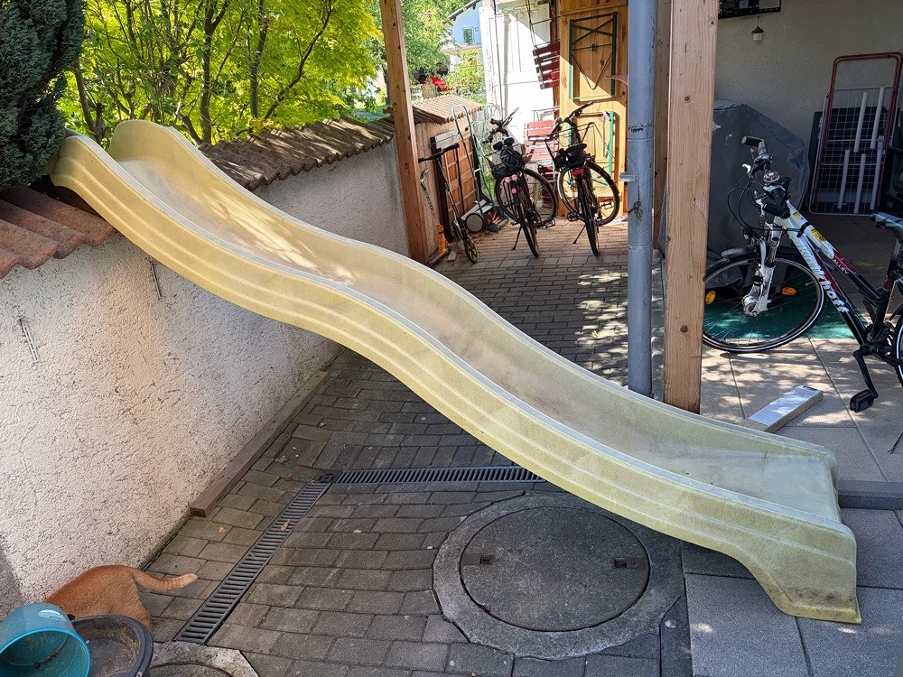 Rutsche zu verschenken