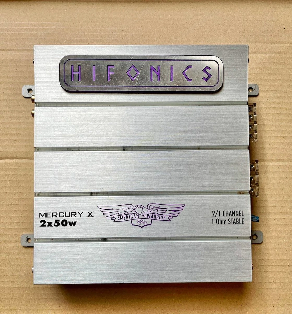 Verstärker  - HIFONICS Mercury X 2x50 Watt