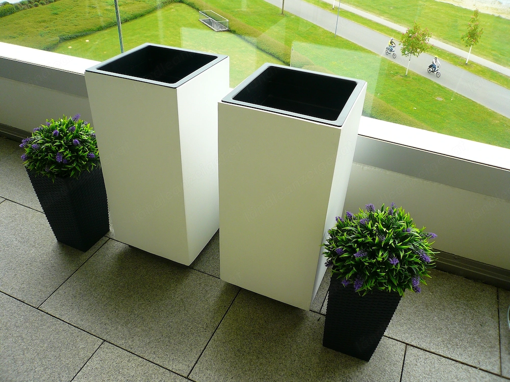Brandneue Pflanzensäule im 2er-Set Weiß, 70x33x3 * Super Qualität * inkl. original Rechnung!