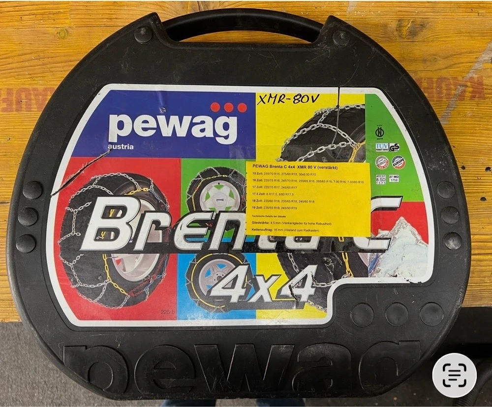 Pewag Offroad.- Gelände.- Schneeketten 