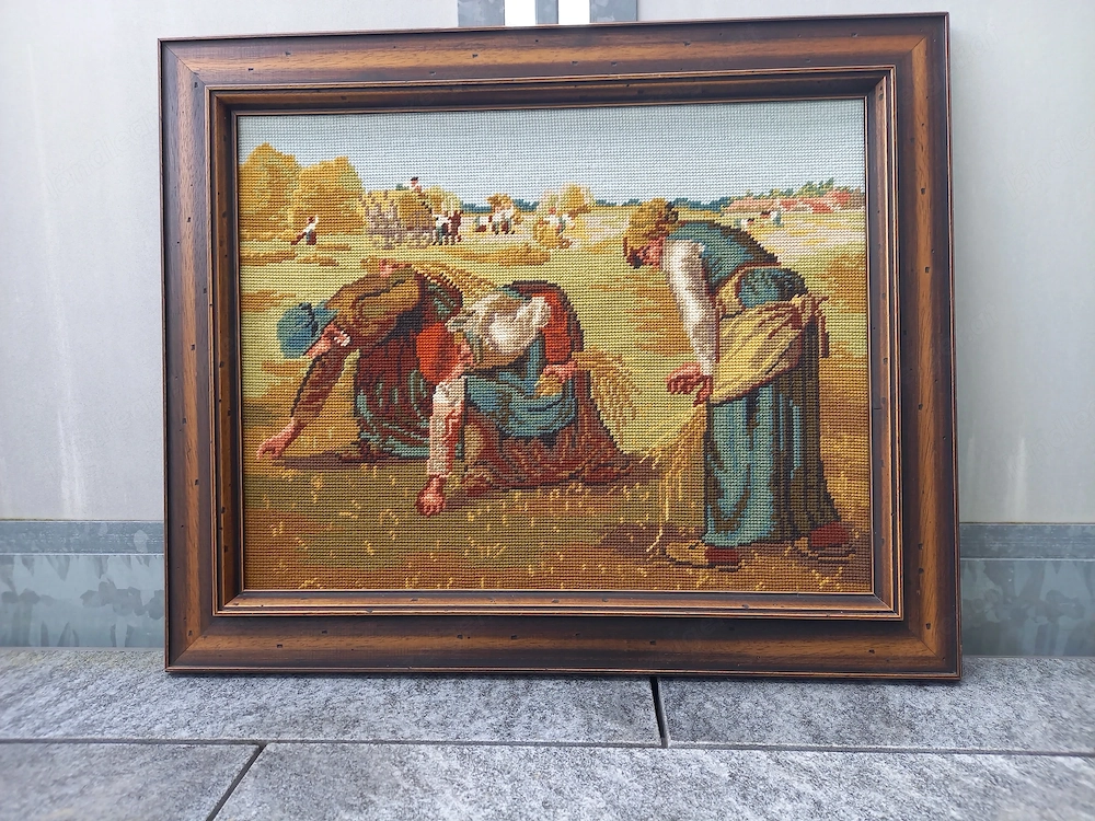 Stickbild "Die Ährenleserinnen"