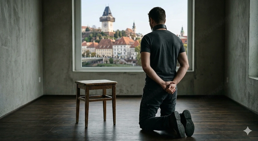 Proklamation der totalen Hingabe Gesuch um strengste Führung, Graz