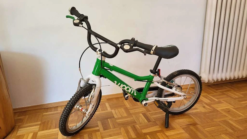 Woom 2 Kinderfahrrad - 14 Zoll - Grün