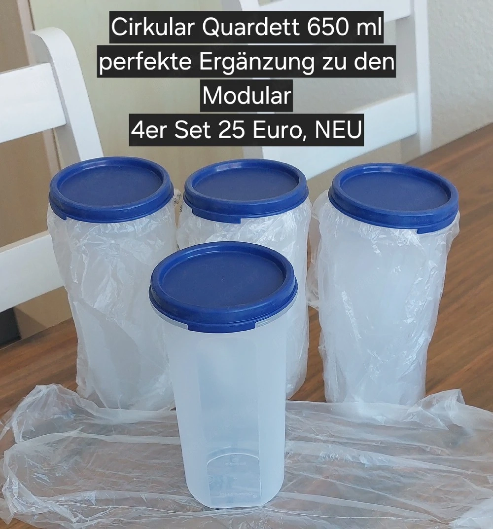Cirkular Quardett Tupperware NEU