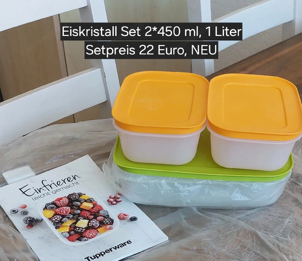 EiskristallSet Tupperware NEU
