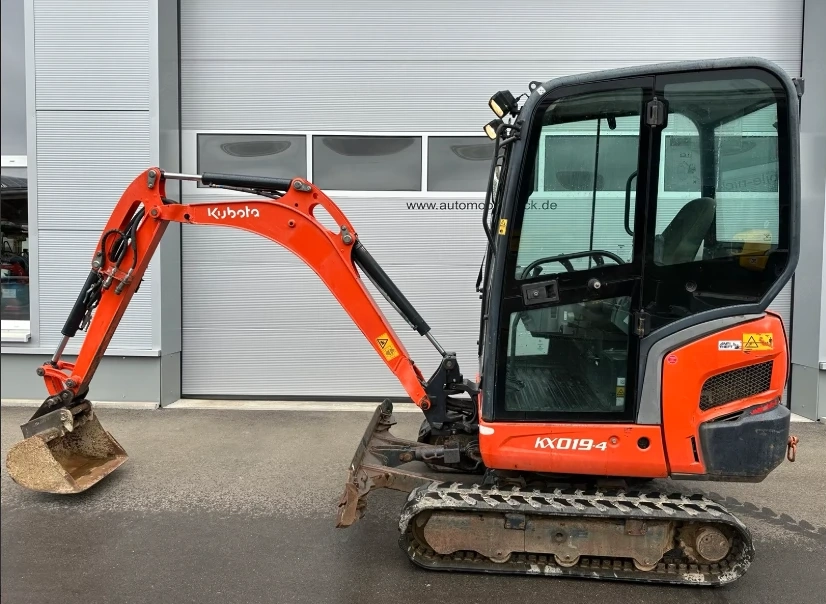 Kubota KX019 Minibagger Bagger MS01 Löffelpaket