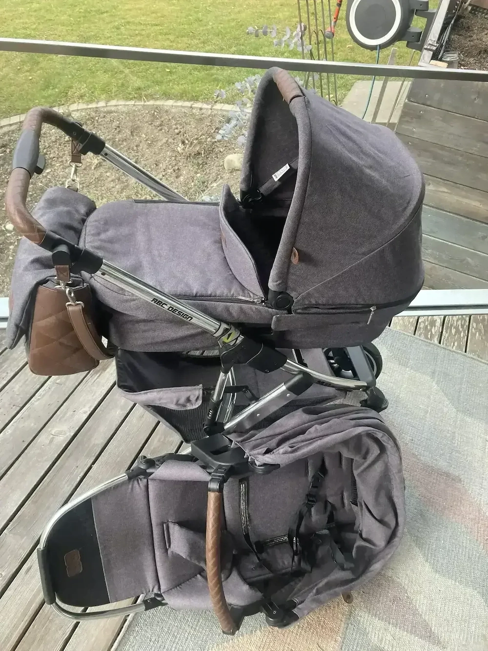 Kinderwagenset mit Wickeltasche