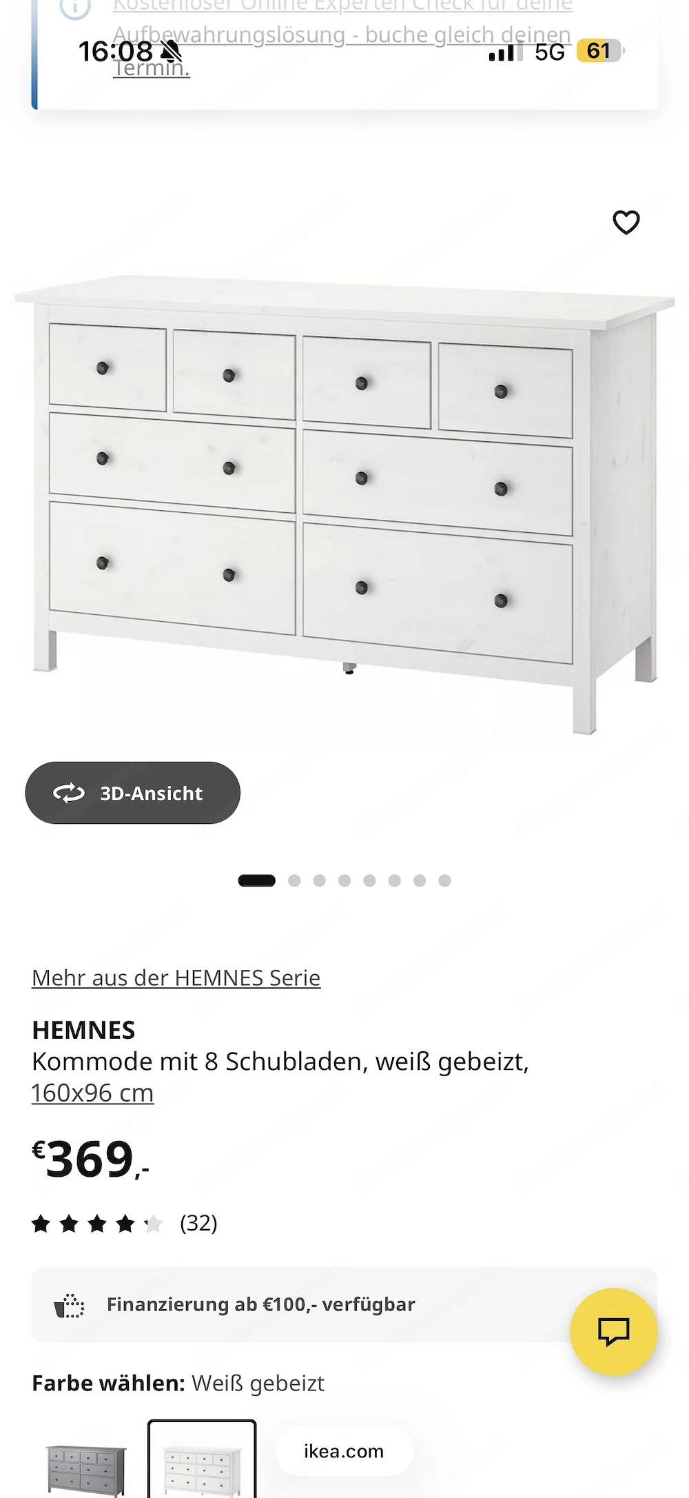 Gebrauchte Kommode