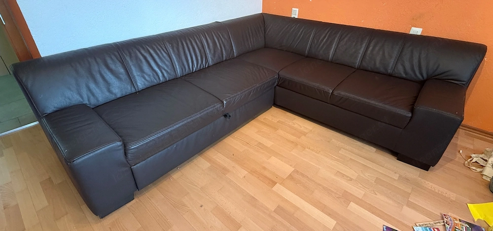Ledercouch  abzugeben