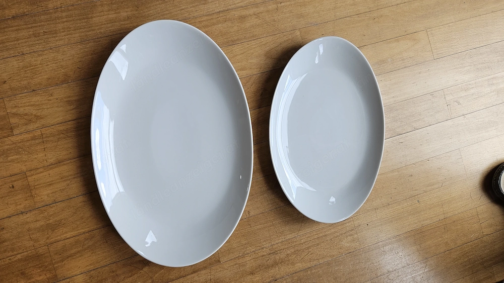 2 Arzberg Servierteller   Platten oval - Porzellan - kaum benutzt
