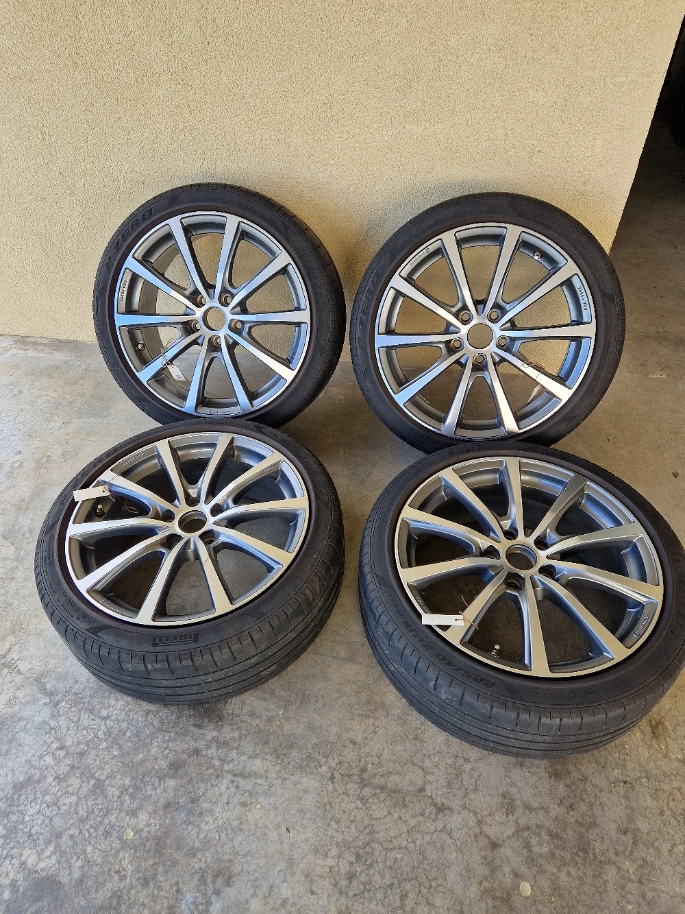 Brock Alufelgen 18Zoll inkl Sommerreifen Pirelli P Zero