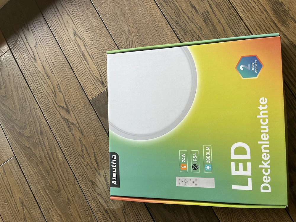 Deckenleuchten rund, dimmbar mit Fernbedienung 