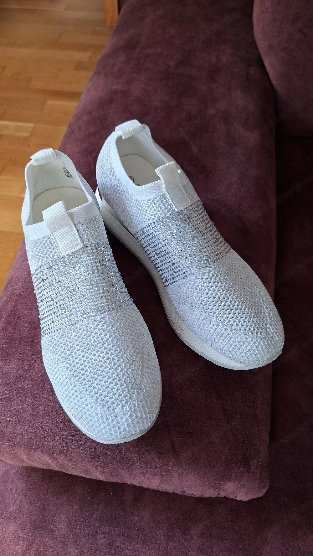 Weiße Sommersneaker Gr. 39