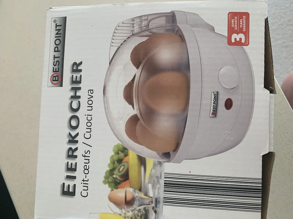 Verschenke Eierkocher + Küchenzange