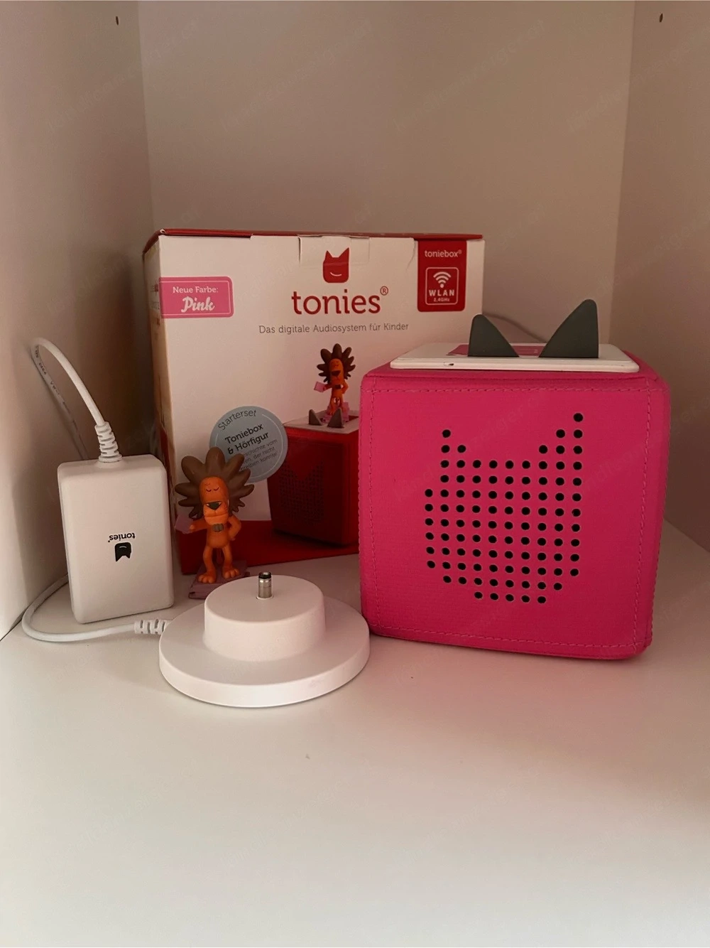 Tonie Box rosa (Akku und Ohren neu!)