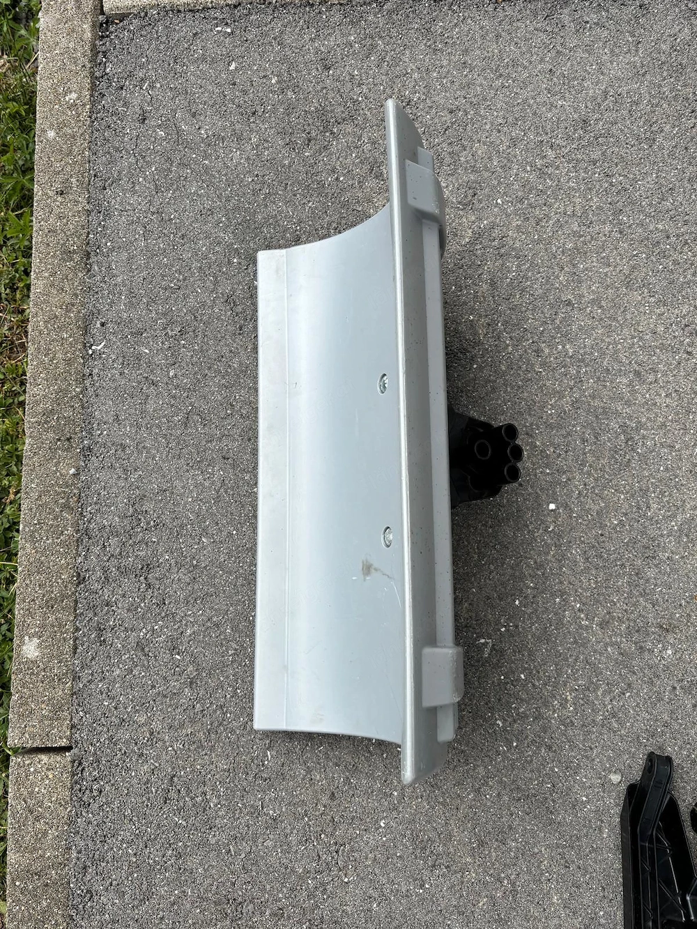 Tretttraktor Schneepflug