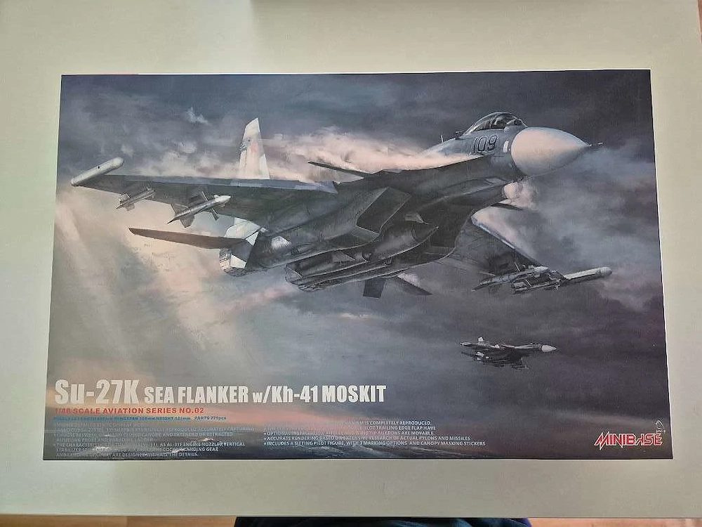 Minibase 1:48 Su-27K Sea Flanker w  Kh-41 Moskit