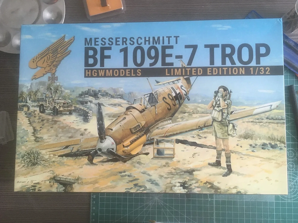 HGW Models Messerschmitt Bf 109E-7 Trop 1 32 - Limited Edition