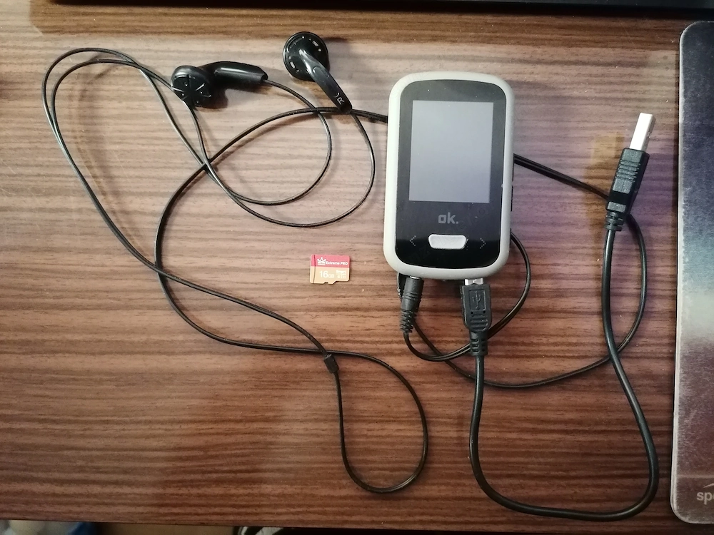 Kopfhörer-Musikplayer-Set