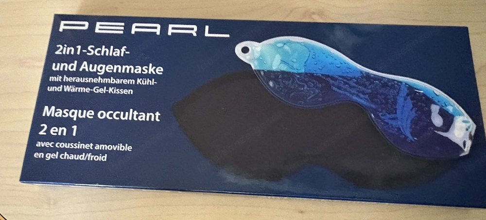Schafmaske, Augenmaske NEU 2 in 1 