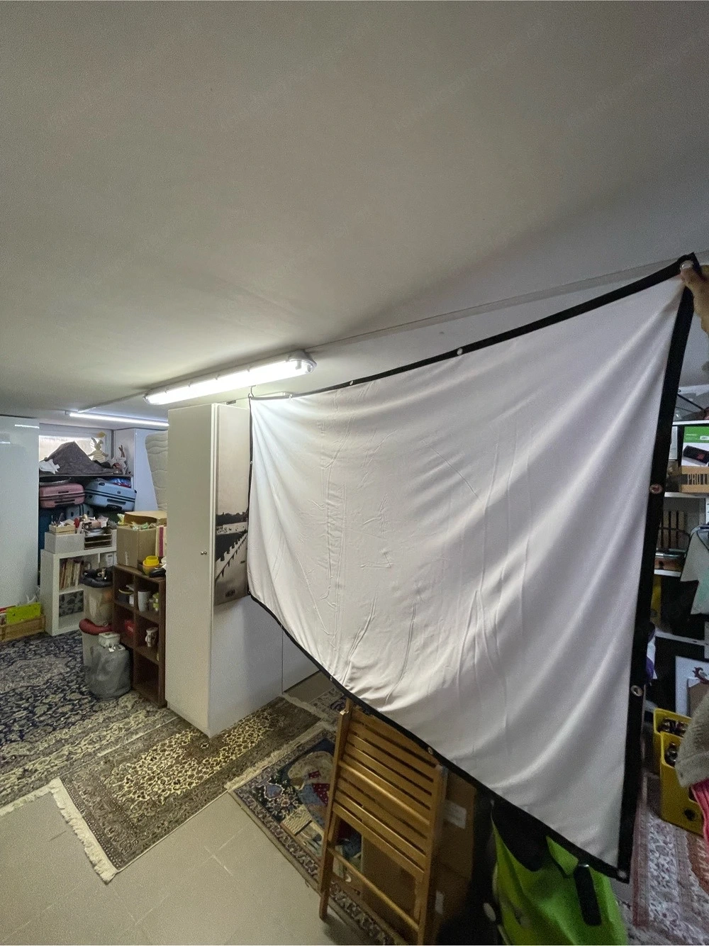 Tuch für Beamer