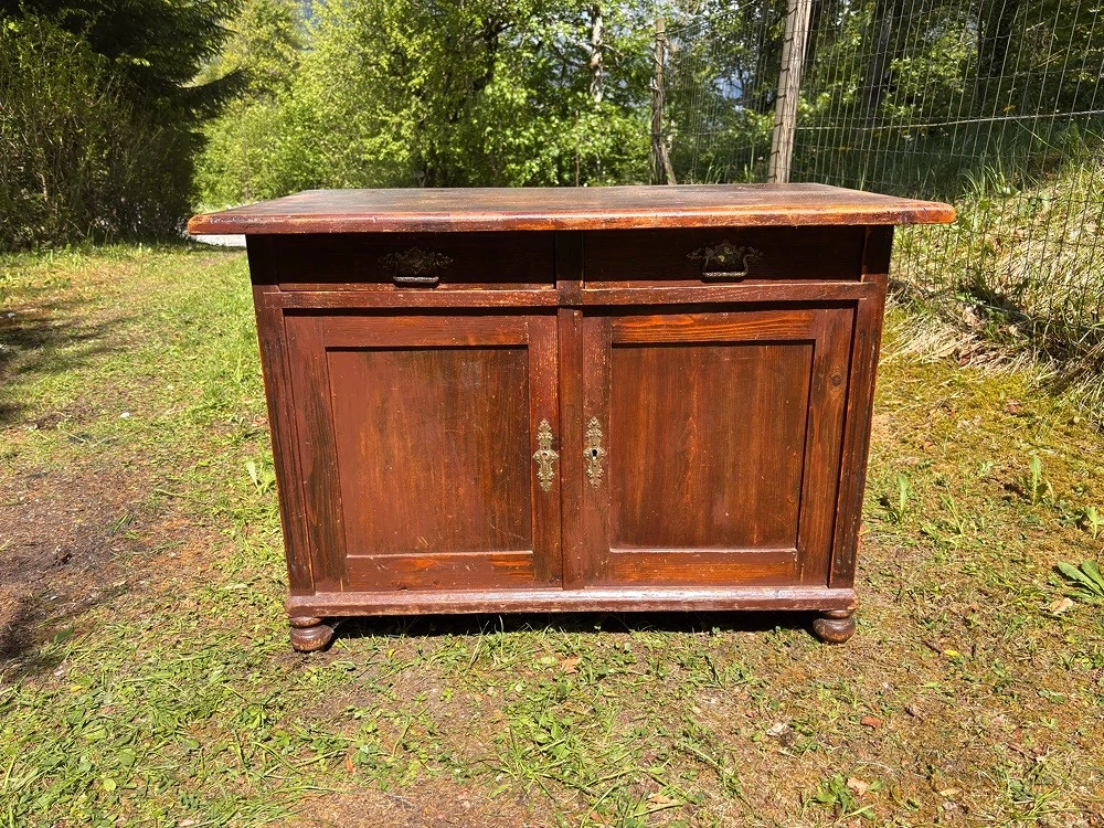 Massiver Fichtenholz-Schrank   Kommode im Landhausstil