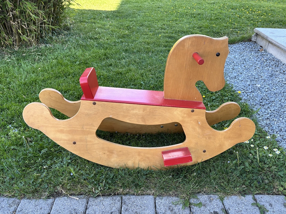Schaukelpferd Holz