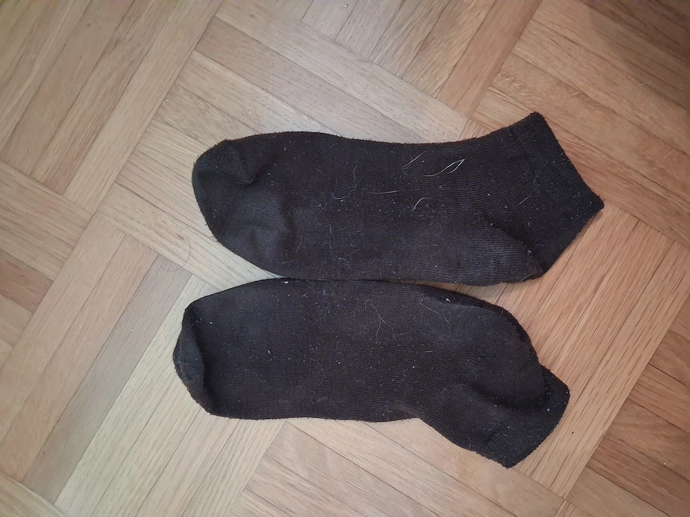 Getragene Socken zu verkaufen 