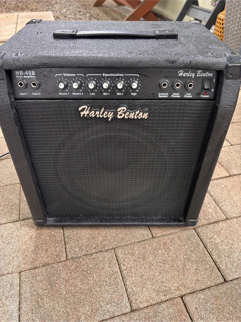 Harley Benton HB-40B Bassverstärker   voll funktionsfähig
