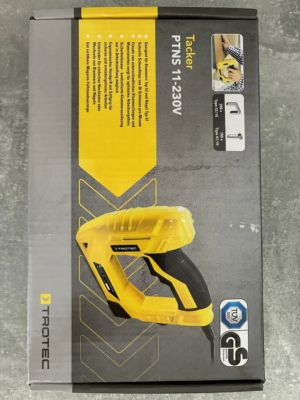 Elektrotacker PTNS 11 230V