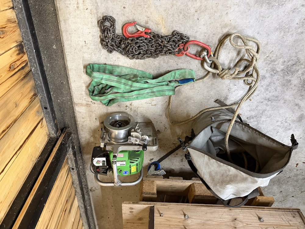 Seilwinde mobil: nordforest, eder, powerwinch, spillwinde 1800