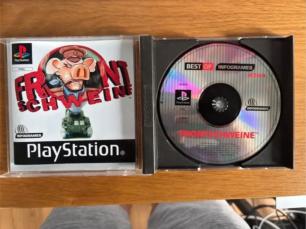 Playstation 1 Spiel Frontschweine