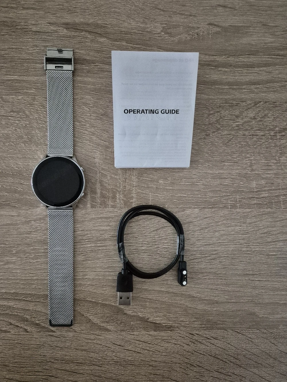Elfofle Smartwatch Damen Silber 